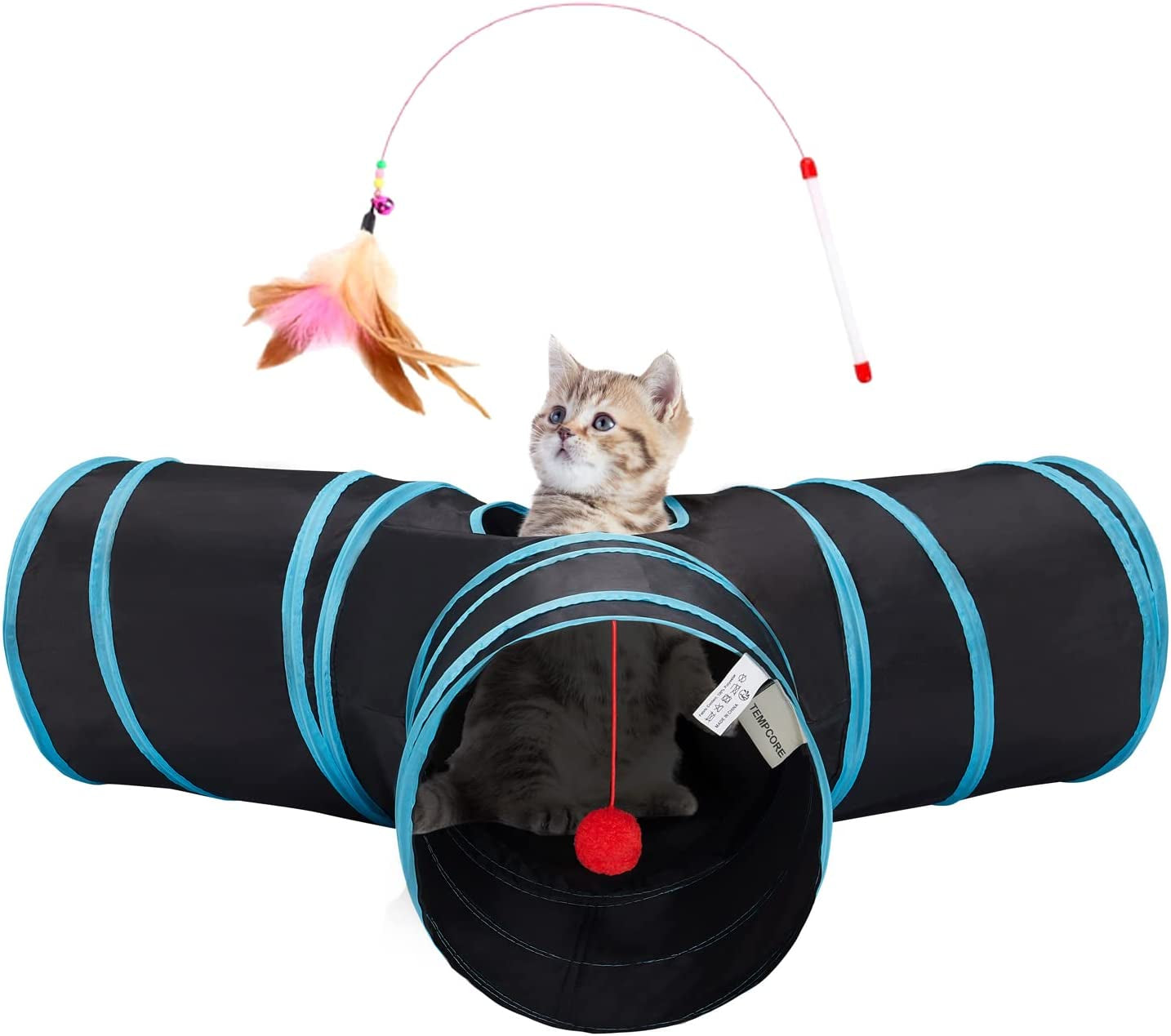 Adventure Tunnel™ – 3-Way Interactive Play Tunnel for Cats