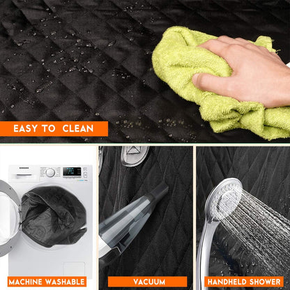 Waterproof Dog Car Seat Cover – Non-Slip Back Seat Protector for Cars, SUVs & Trucks