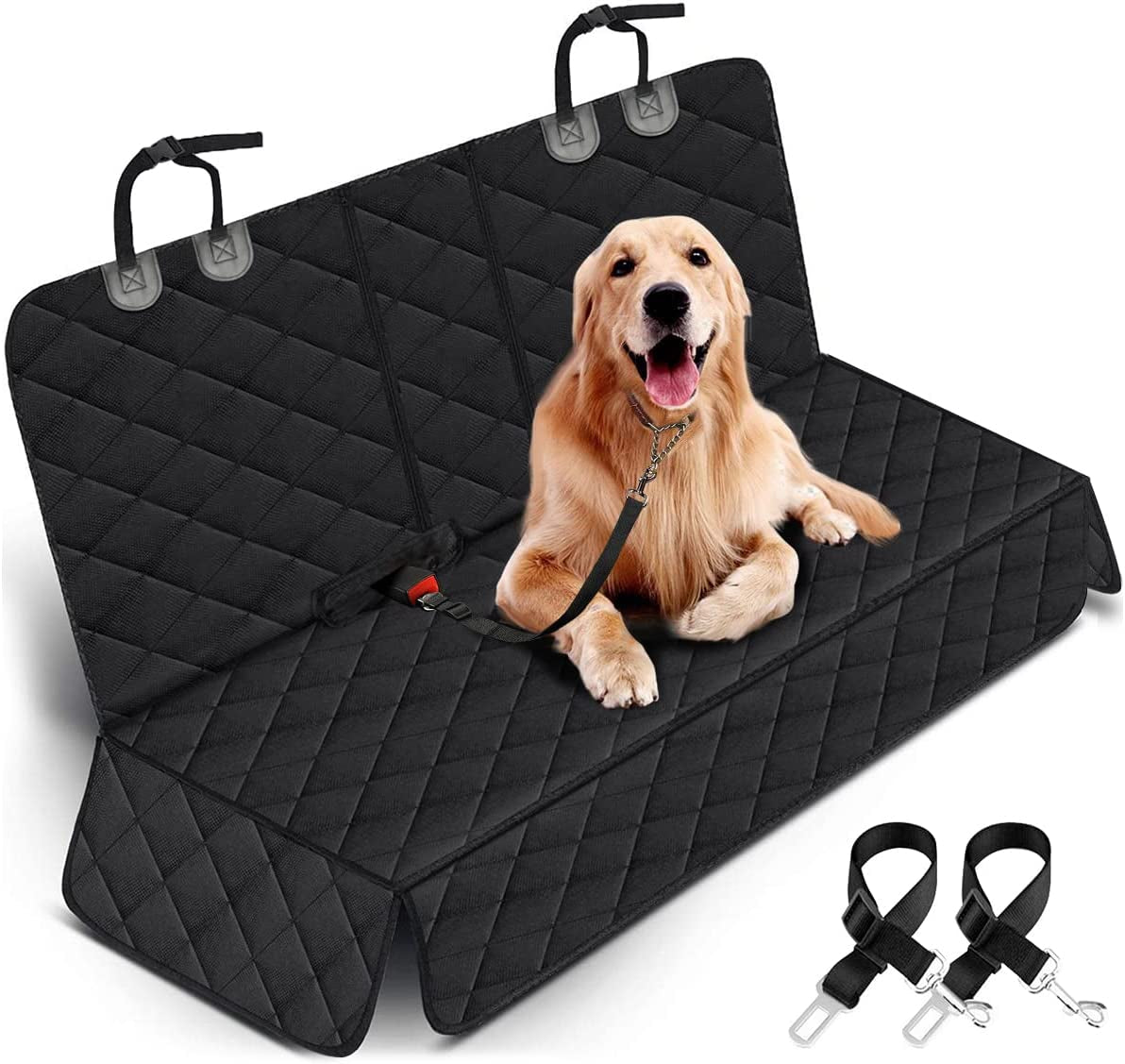Waterproof Dog Car Seat Cover – Non-Slip Back Seat Protector for Cars, SUVs & Trucks