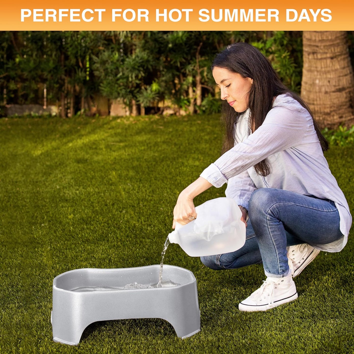 HydraBowl™ XL – The Extra-Large Water Bowl Built for Thirsty Dogs