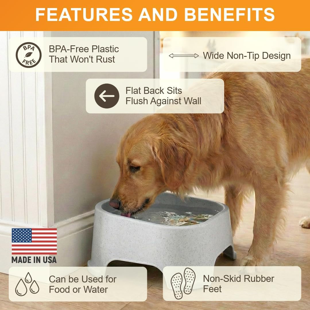 HydraBowl™ XL – The Extra-Large Water Bowl Built for Thirsty Dogs