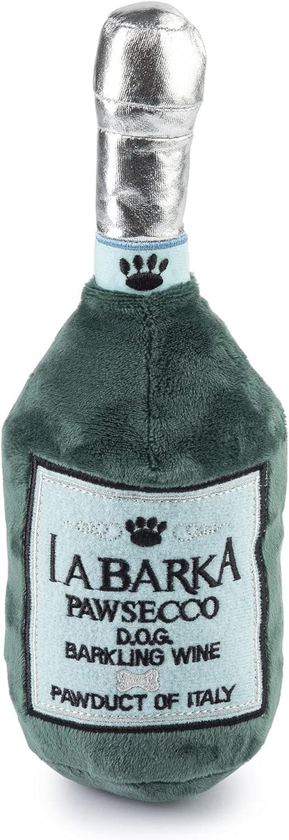 Bubbly Bash plush squeaky dog toy
